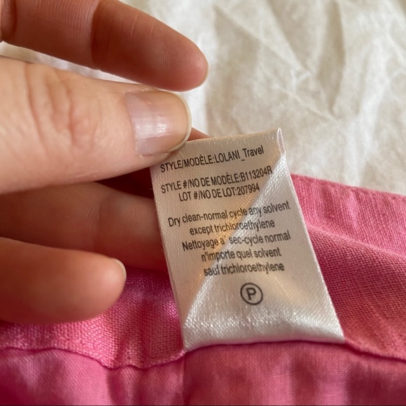 Vintage Theory Linen Bright Pink Shorts - Picture 8 of 8